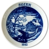 1982 Hackefors Christmas plate