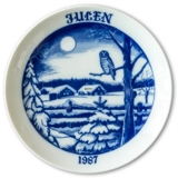 1987 Hackefors Christmas plate