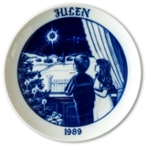 1989 Hackefors Christmas plate