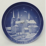 1968 Bareuther & Co. Christmas church plate, Roskilde Cathedral