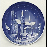 1969 Bareuther & Co. Christmas church plate, Ribe Cathedral