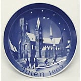 1969 Bareuther & Co. Christmas church plate, Ribe Cathedral