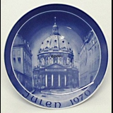 1970 Bareuther & Co. Christmas church plate, The Marble Church