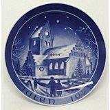 1971 Bareuther & Co. Christmas church plate, Ejby Church