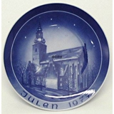 1977 Bareuther & Co. Christmas church plate, Budolfi Cathedral