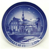 1979 Bareuther & Co. Christmas church plate, Holmens Church