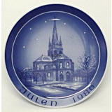 1986 Bareuther & Co. Weihnachtskirchenteller, Frederikshavn Kirche