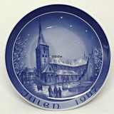 1987 Bareuther & Co. Christmas church plate, Aarhus Church