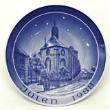 1988 Bareuther & Co. Christmas church plate, Trinitiatis Church