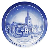 1989 Bareuther & Co. Juleplatte, Sankt
Mikkels Kirke.