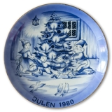 1980 Christmas plate