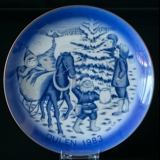 1983 Christmas plate