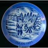 1985 Christmas plate