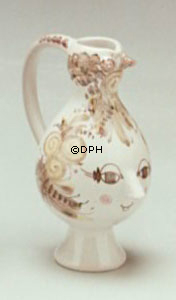 Wiinblad Kande , hånddekoreret, blå/hvid eller multi colour