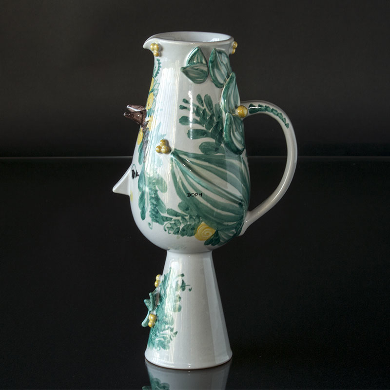 Wiinblad Faun- Kande, hånddekoreret, blå/hvid eller multi colour