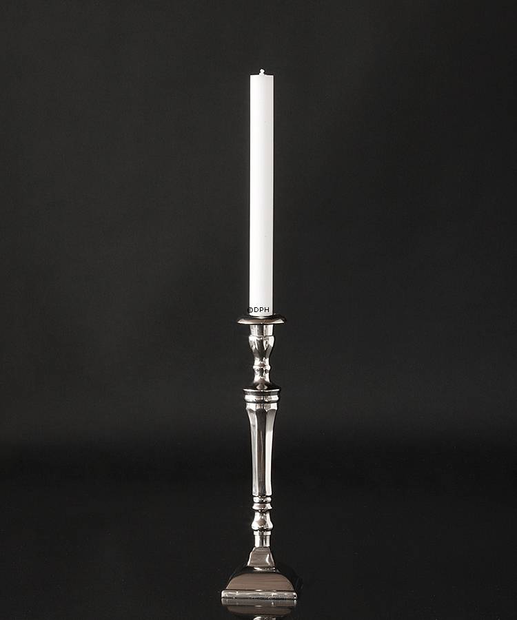 Lysestage i sølv/nikkel til kronelys