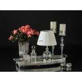 Tealight candleholder antique silver with metal ring