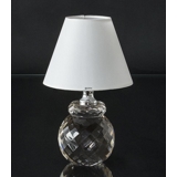 Round lampshade height 13 cm, white chintz fabric (fits Holmegaard Apoteker Bookshelf lamp no. 4363272)