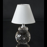 Bordlampe i krystal UDEN lampeskærm