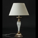 Table lamp "golden" and craquele without lampshade