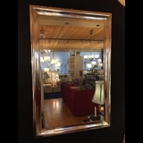 Mirror in shiny silvered style