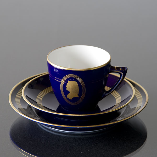 Komponiststel, Bach, sæt af kop/underkop og kagetallerken nr. 2, Bing & Grøndahl