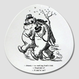 Storm P. plate Danish Cartoon Plate