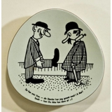 Storm P. plate Danish Cartoon Plate Knapstrup