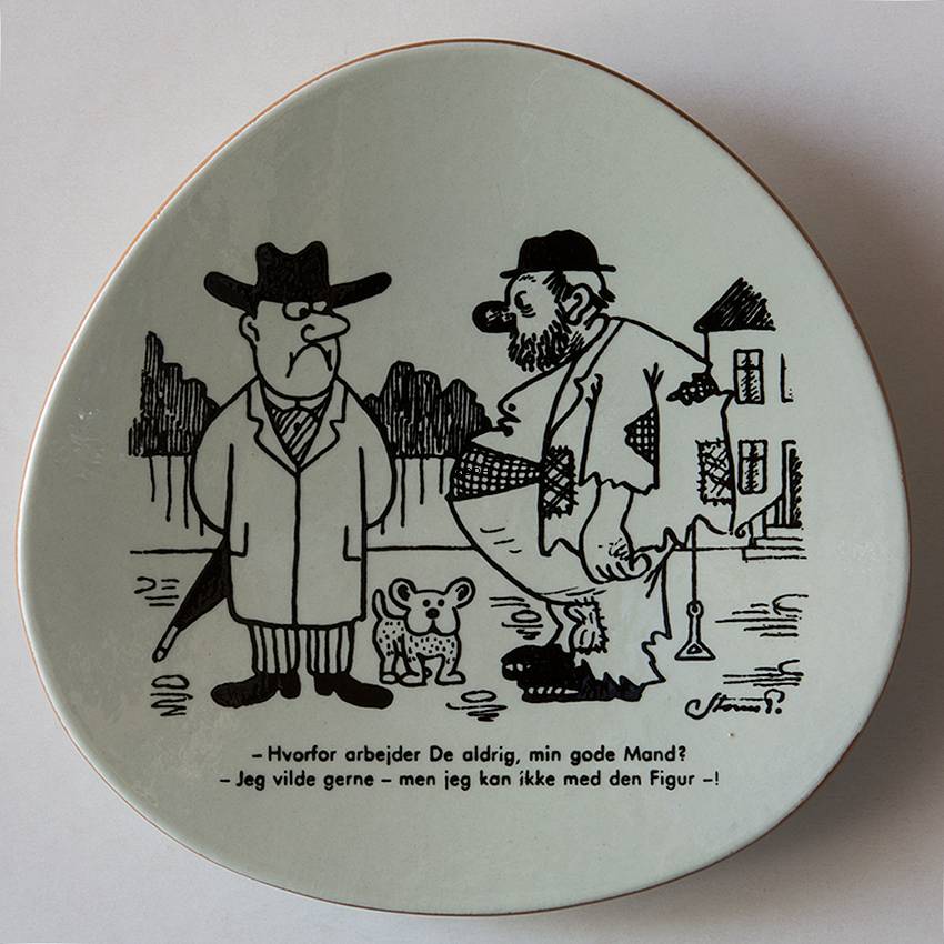 Storm P. platte Knapstrup