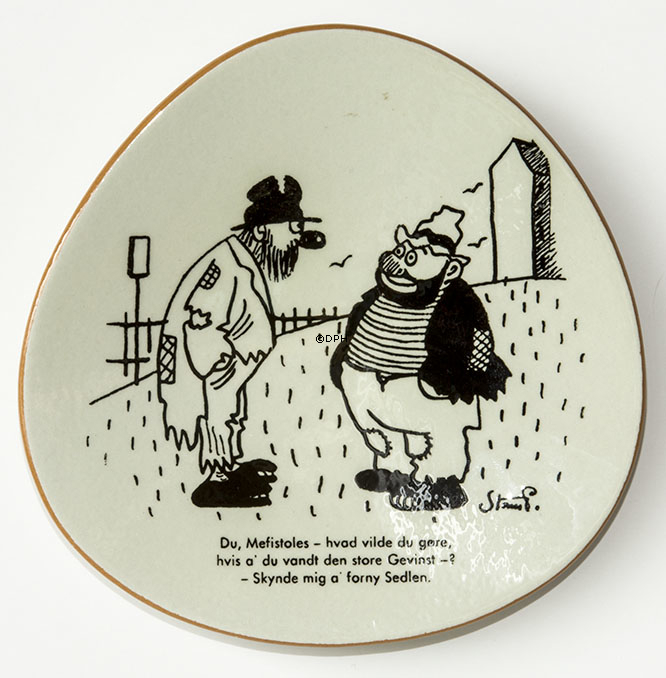 Storm P. platte Knapstrup