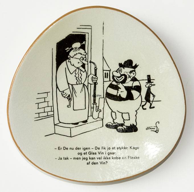 Storm P. platte Knapstrup