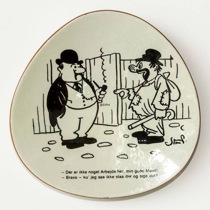 Storm P. platte Knapstrup