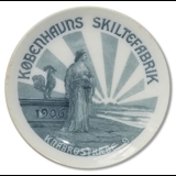 Copenhagen Sign Factory commemorative plate 1906
