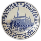 Copenhagen Sign Factory commemorative plate 1911 (Town hall of Copenhagen)