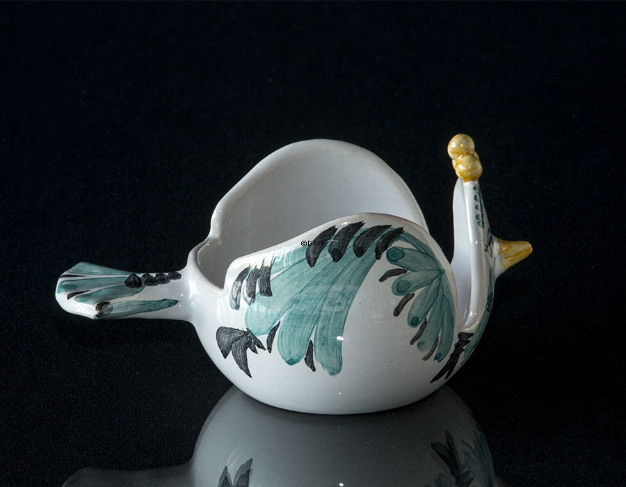 Wiinblad lysestage, Lysestage, Lysfugl, hånddekoreret, blå/hvid eller multi colour