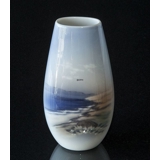 Lyngby Vase with Beach and Hills No. 101-1-7-9