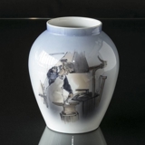 Lyngby Vase mit Schmied Nr. 105-4-74