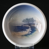 Lyngby Bowl with Scenery Tree near the coast No. 124-2-75