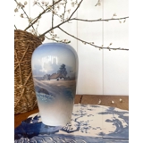 Lyngby Vase med Hus nr. 128-2-76