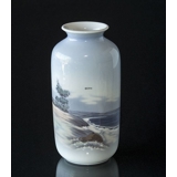 Lyngby Vase mit Strand Nr. 153-2-94