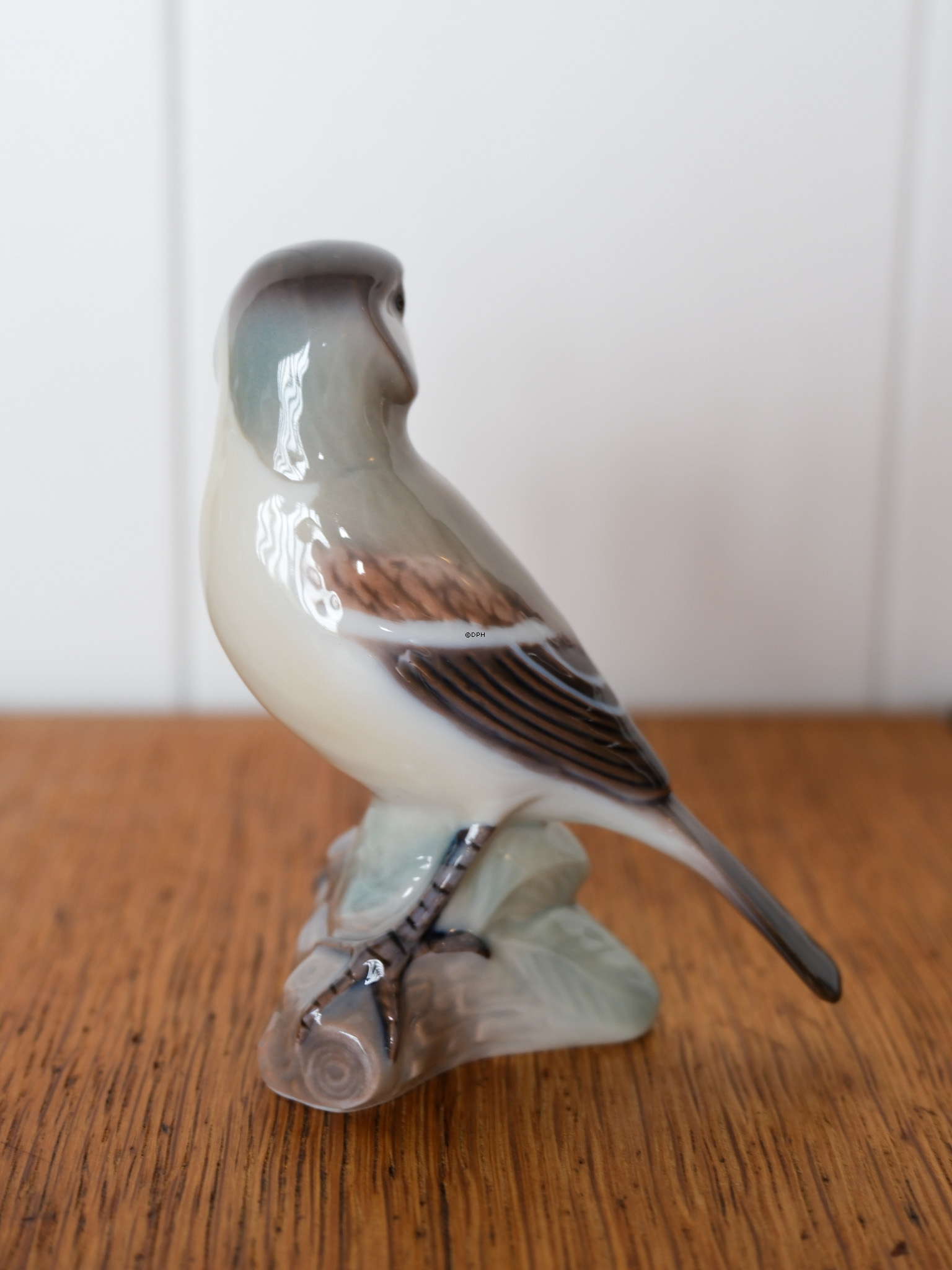 Fugl, Musvit/Blåmejse, Lyngby Porcelæn nr nr. 76
