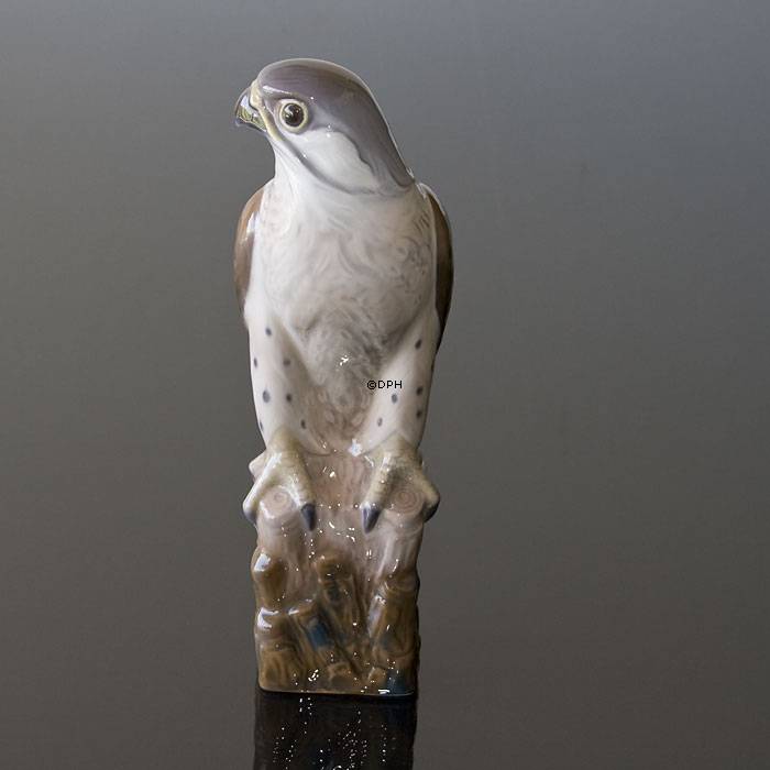 Fugl, Tårnfalk Lyngby Porcelæn nr. 81