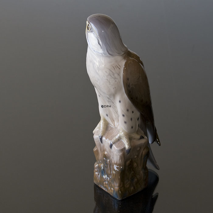 Fugl, Tårnfalk Lyngby Porcelæn nr. 81