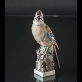 Bird, "Eurasian Jay l" figurine Lyngby Porcelain No. 83