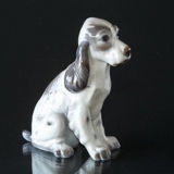 Cocker Spaniel, sitting, Lyngby figurine No. 85