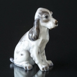 Cocker Spaniel, siddende, Lyngby figur nr. 85