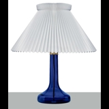 Le Klint 343 blå bordlampe af glas - udgået af produktion