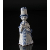 Wiinblad Figurine, hand painted, blue/white