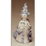 Wiinblad Figurine, hand painted, blue/white