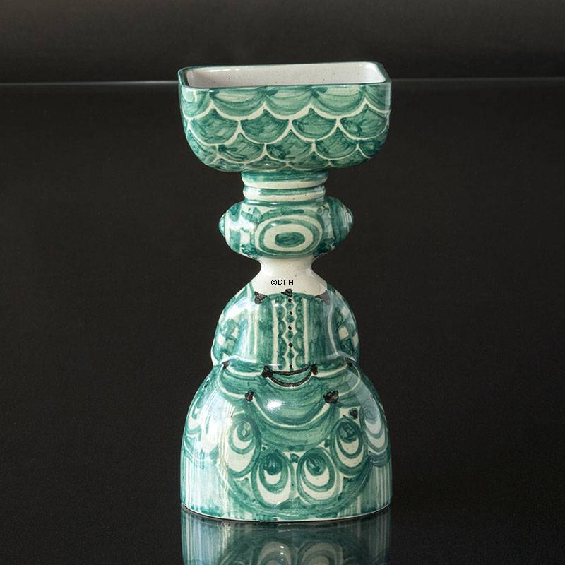 Wiinblad Æggekone, hånddekoreret, blå/hvid eller multi colour